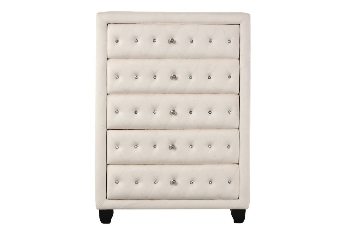 Galaxy Home Sophia Chest in Cream