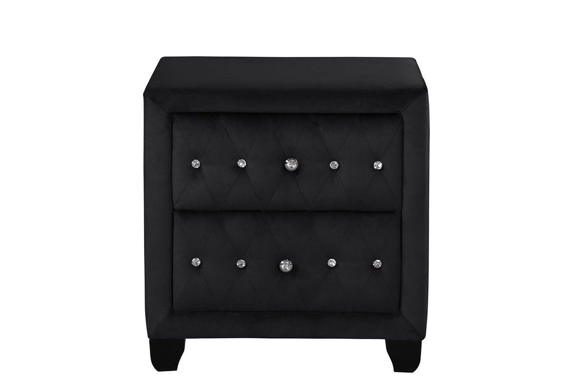 Galaxy Home Sophia Nightstand Black