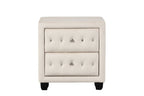 Galaxy Home Sophia Nightstand Cream