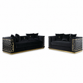 Lumira — stella black 2 piece v2 — exact included furniture on white