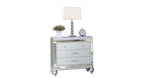 Galaxy Home Sterling Nightstand Silver