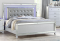 Galaxy Home Sterling King Bed in Silver