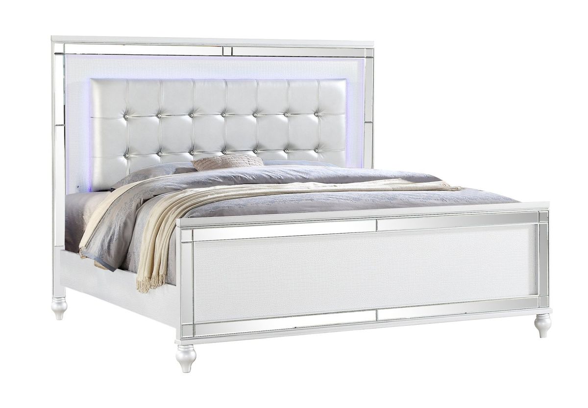 Galaxy Home Sterling Full Bed in White
