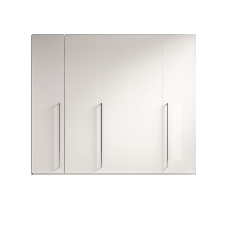 ESF Furniture - Treviso 5 Door Wardrobe in White - TREVISO5DOORW