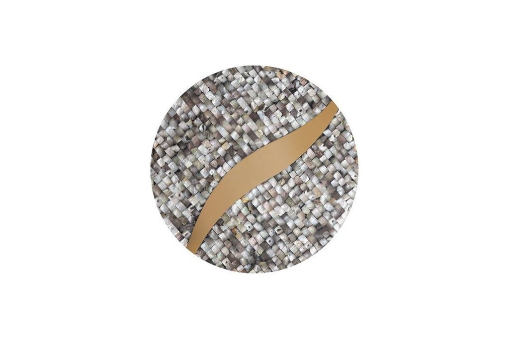 Galaxy Home ET 1207-16 End Table in Gold