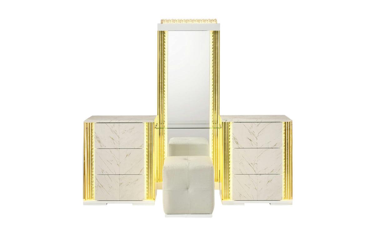B31 Mika Vanity – Vanity set with Stool