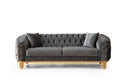 Galaxy Home Vanessa Sofa in Gray