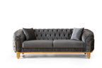 Galaxy Home Vanessa Sofa in Gray