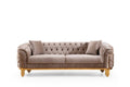 Galaxy Home Vanessa Sofa in Taupe