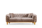 Galaxy Home Vanessa Sofa in Taupe