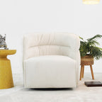 Walden Swivel Chair - Cream Velvet