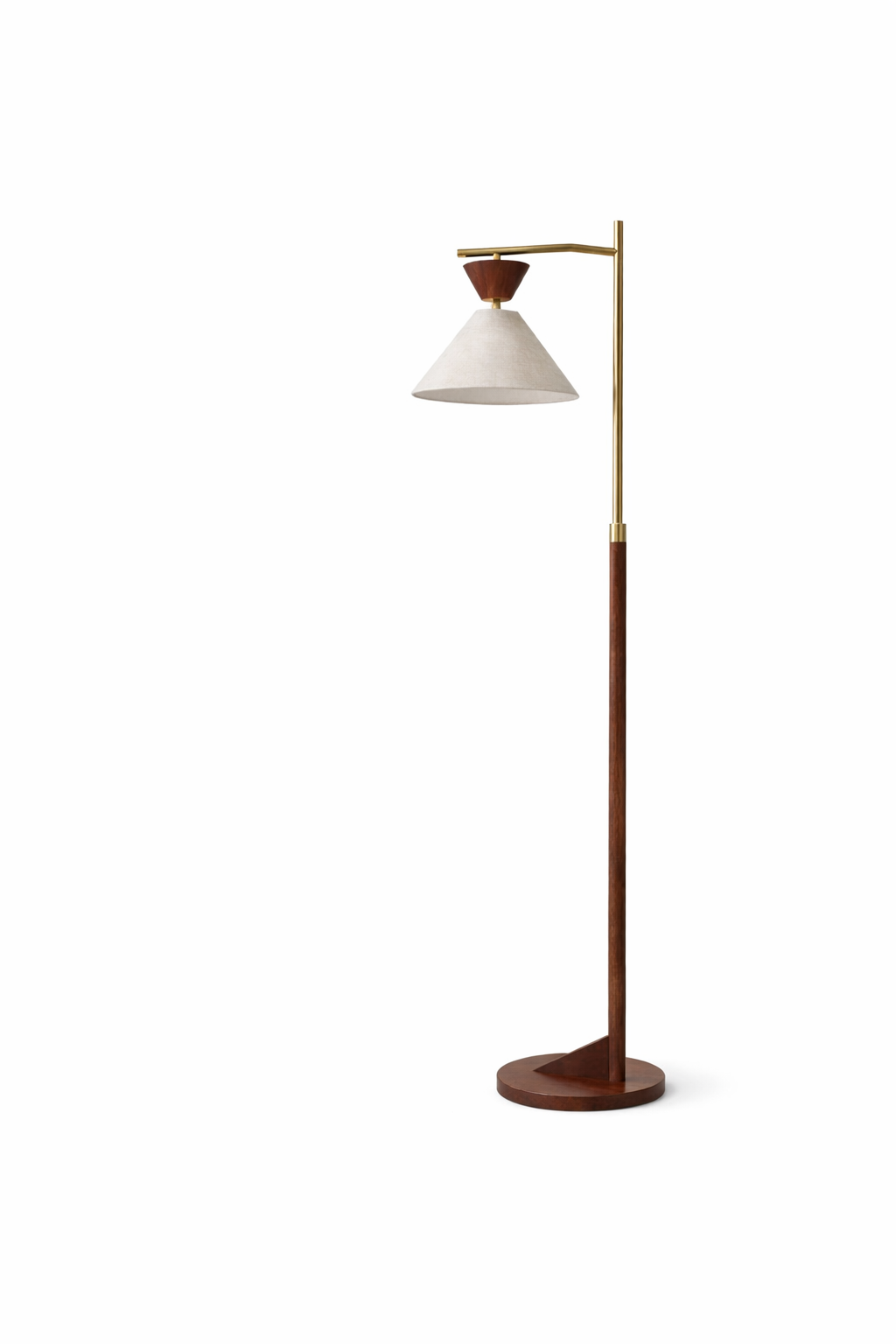 Zensa Brown Floor Lamp