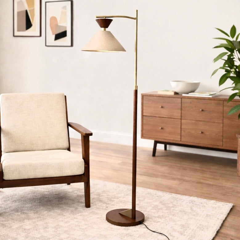 Zensa Brown Floor Lamp