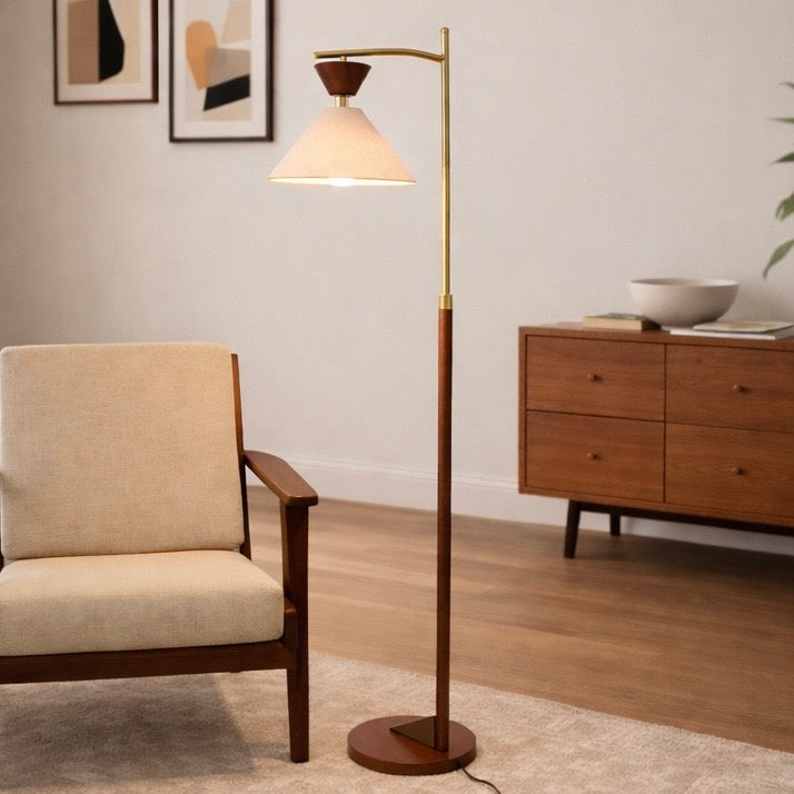 Zensa Brown Floor Lamp