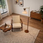 Zensa Brown Floor Lamp